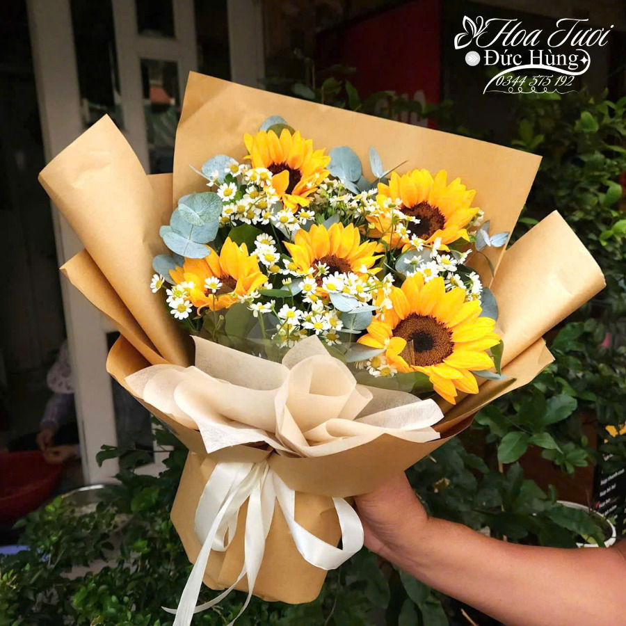 Đặt Bó Hướng Dương Chúc Mừng